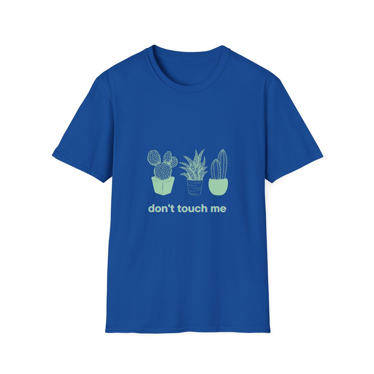 Plant Lover T‑Shirt — "don't touch me" Cactus & Succulent Graphic Tee