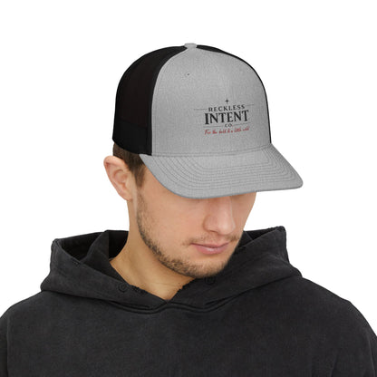 Reckless Intent Trucker Cap – Adjustable Snapback Mesh Hat