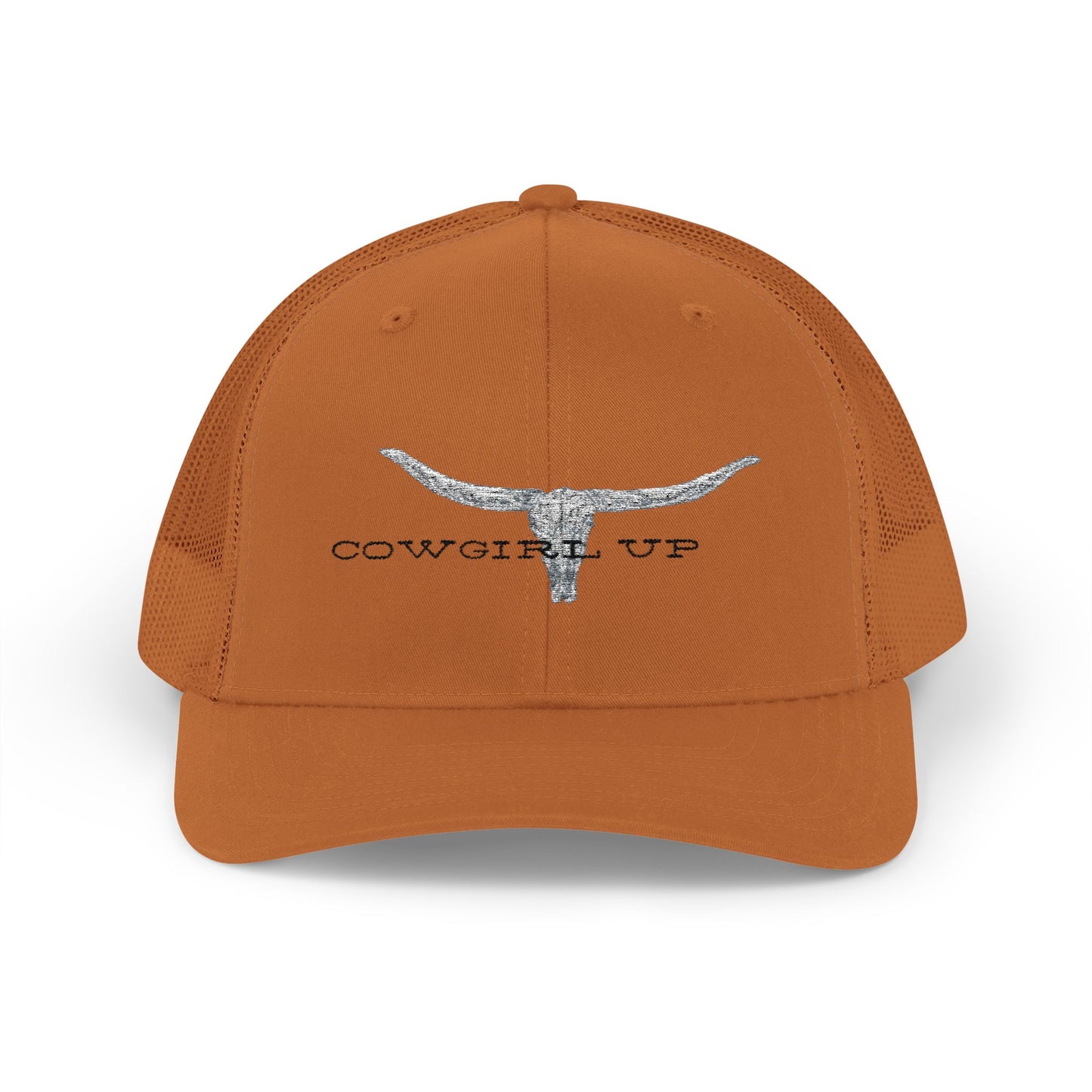 Longhorn Skull Snapback Trucker Cap – Rustic Western Cowboy Hat