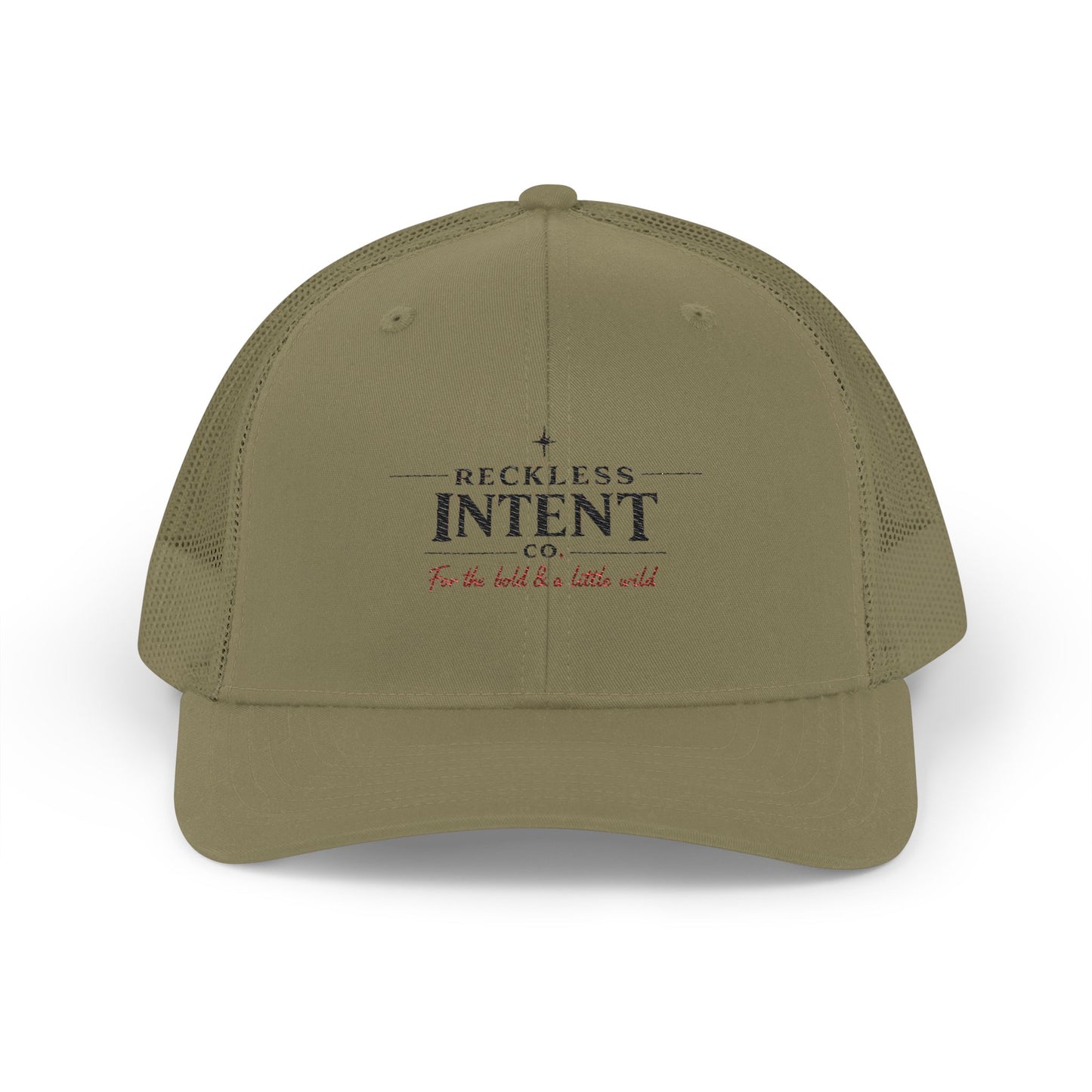 Reckless Intent Trucker Cap – Adjustable Snapback Mesh Hat