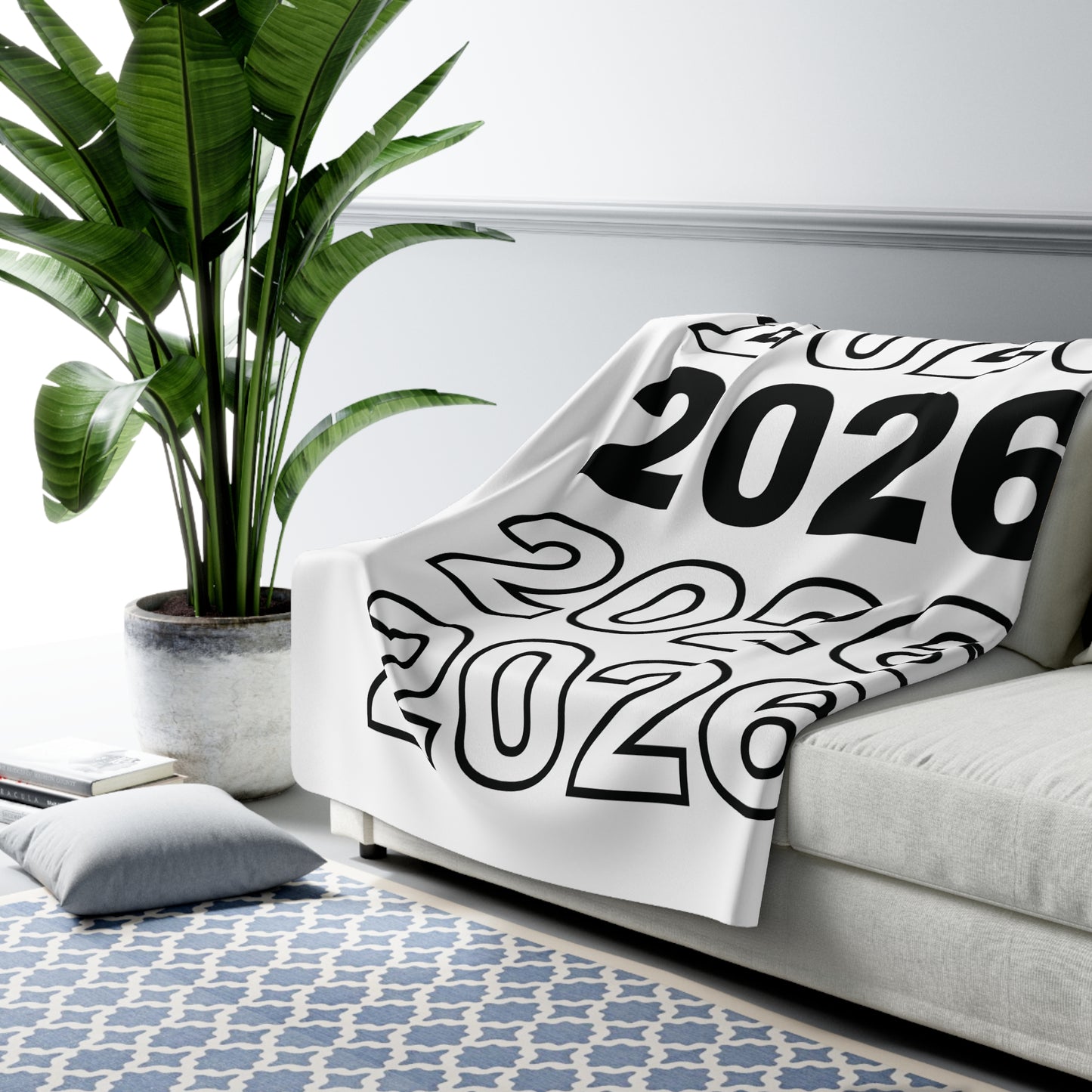 Class of 2026 Sherpa Blanket – Graduation Gift Cozy Fleece Throw