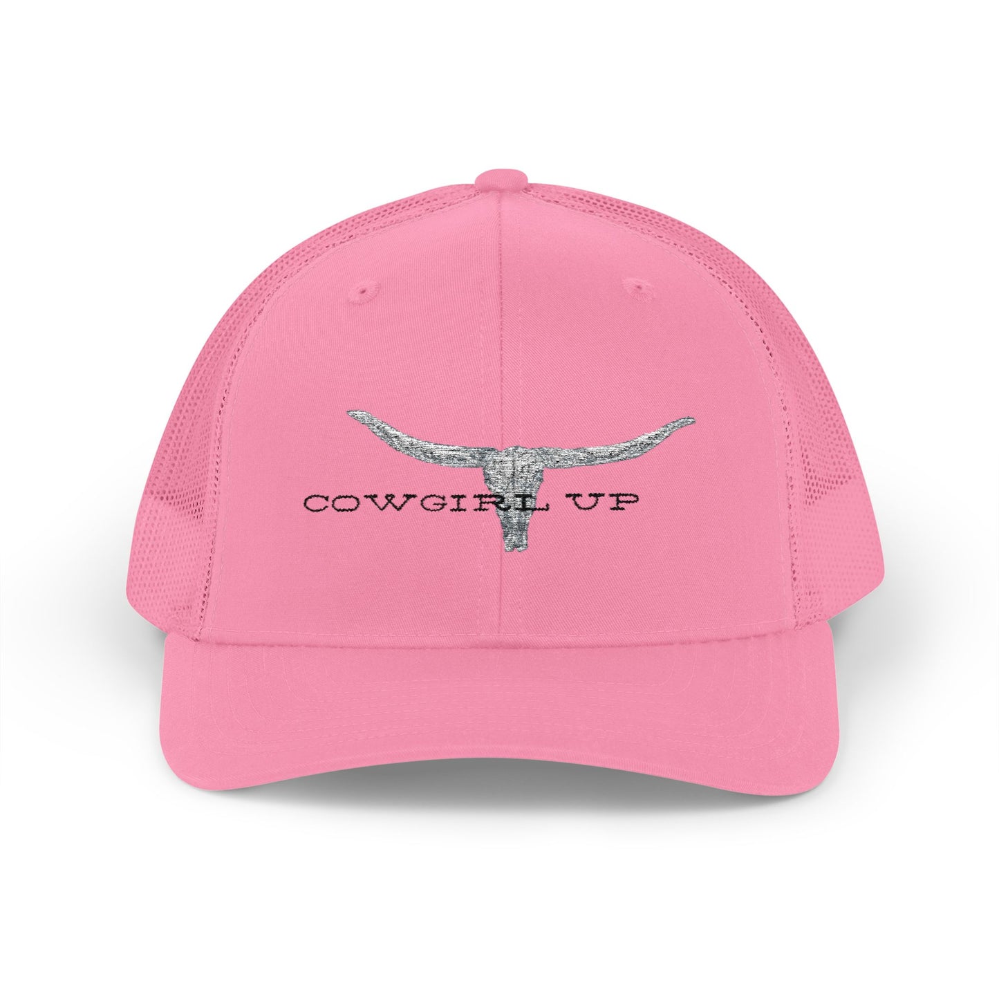Longhorn Skull Snapback Trucker Cap – Rustic Western Cowboy Hat