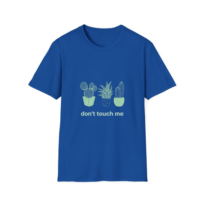 Plant Lover T‑Shirt — "don't touch me" Cactus & Succulent Graphic Tee