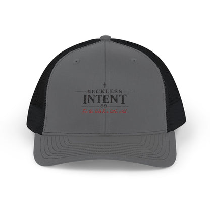 Reckless Intent Trucker Cap – Adjustable Snapback Mesh Hat