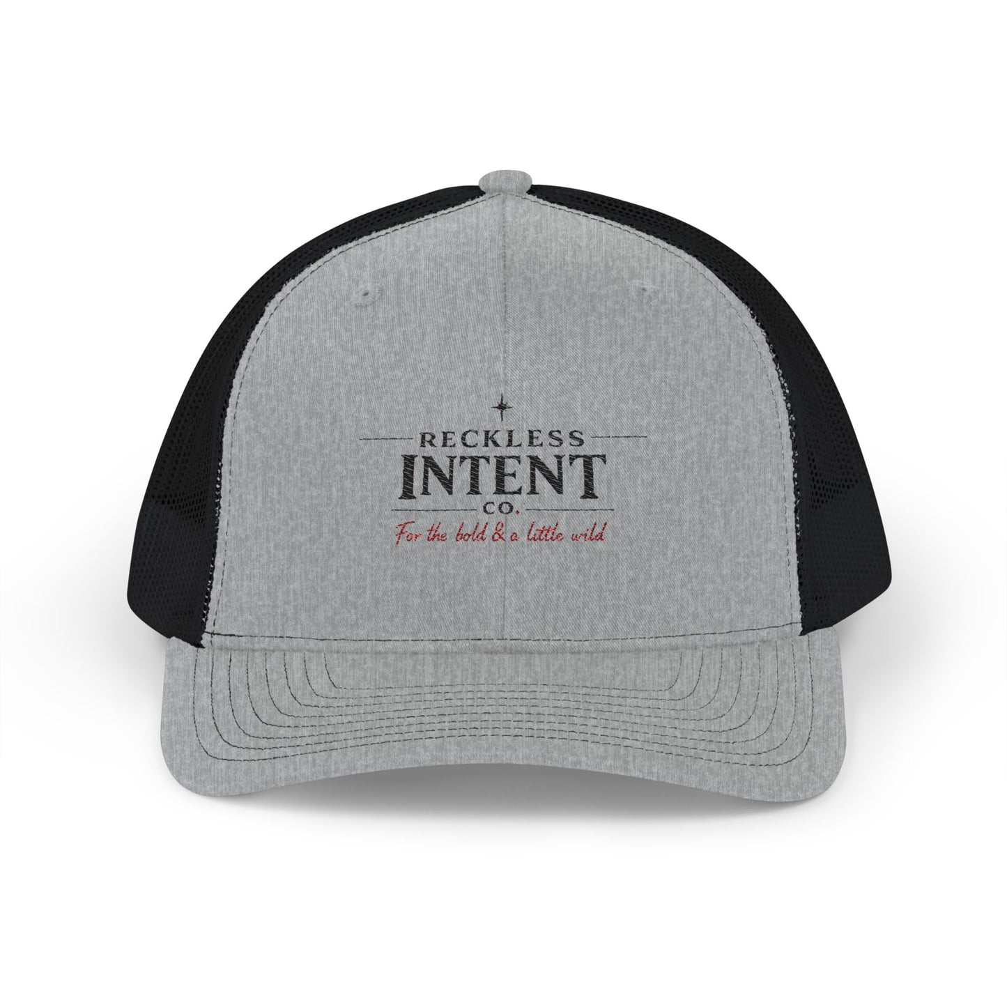 Reckless Intent Trucker Cap – Adjustable Snapback Mesh Hat