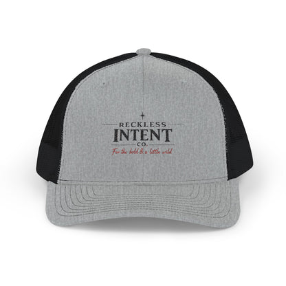 Reckless Intent Trucker Cap – Adjustable Snapback Mesh Hat