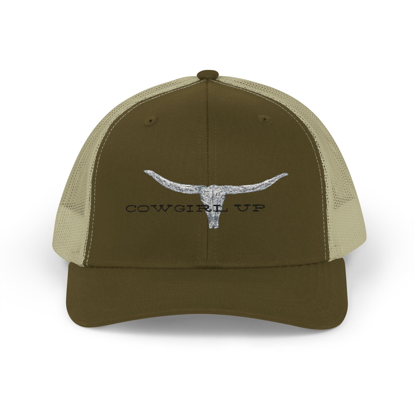 Longhorn Skull Snapback Trucker Cap – Rustic Western Cowboy Hat