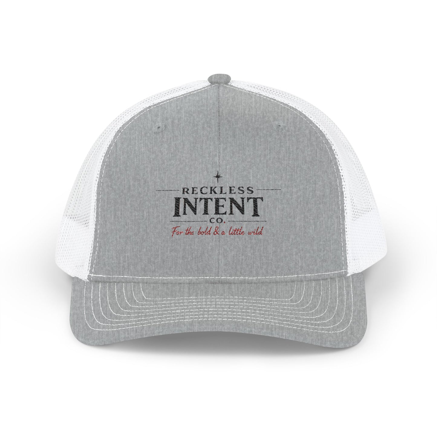 Reckless Intent Trucker Cap – Adjustable Snapback Mesh Hat