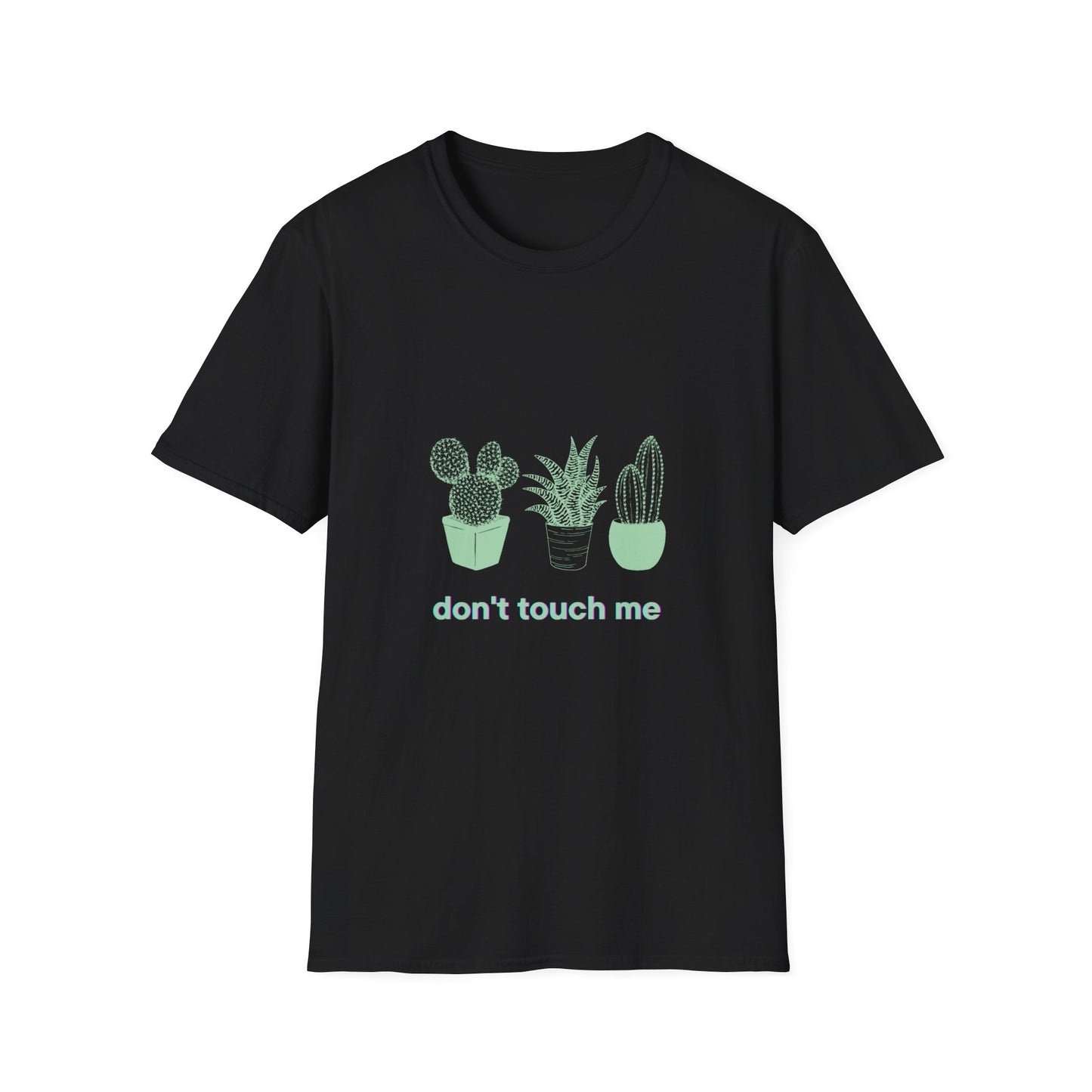Plant Lover T‑Shirt — "don't touch me" Cactus & Succulent Graphic Tee