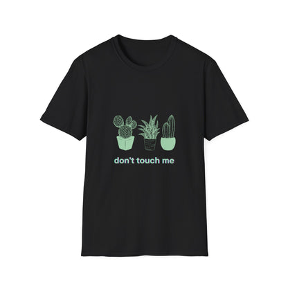 Plant Lover T‑Shirt — "don't touch me" Cactus & Succulent Graphic Tee