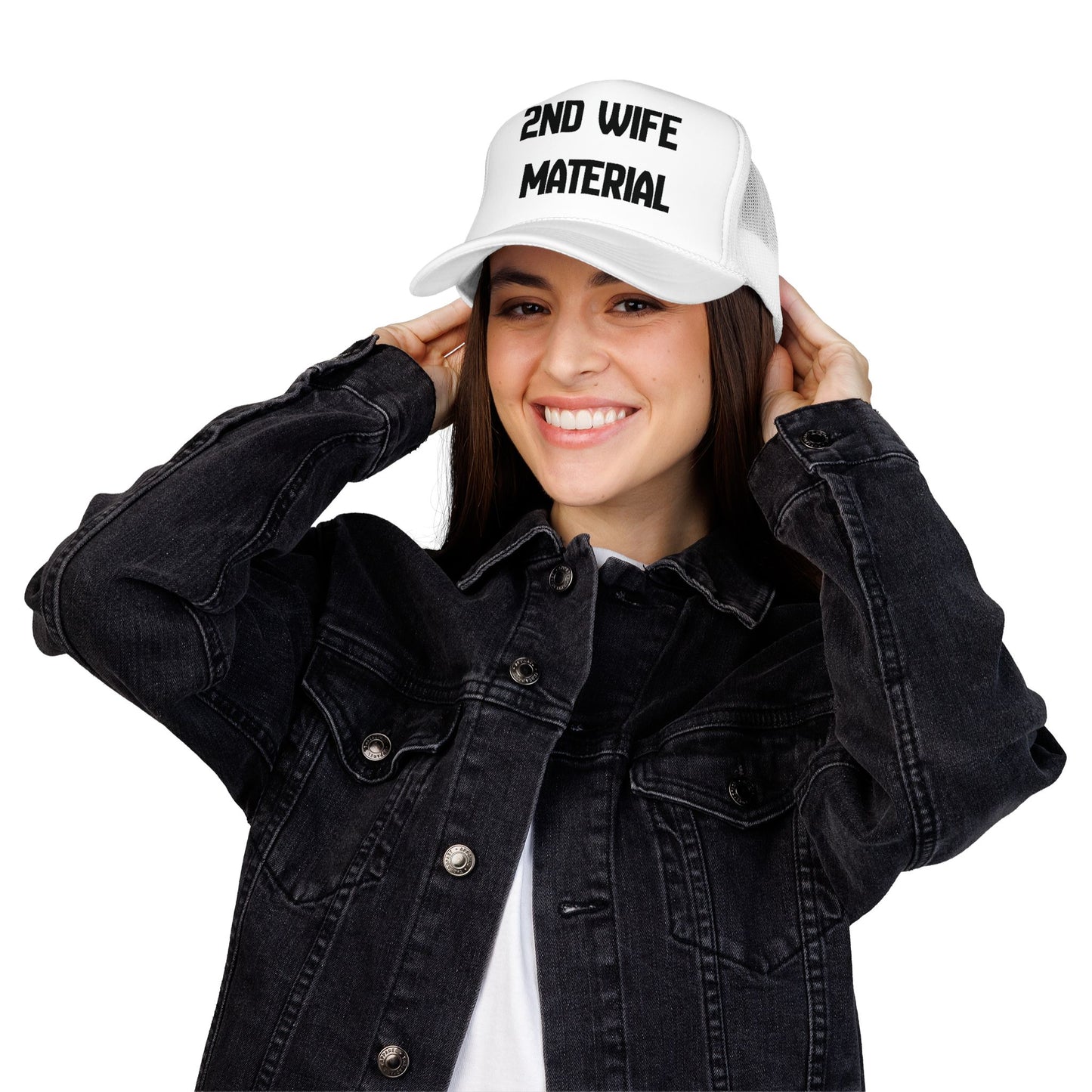 2nd Wife Material Foam Trucker Hat