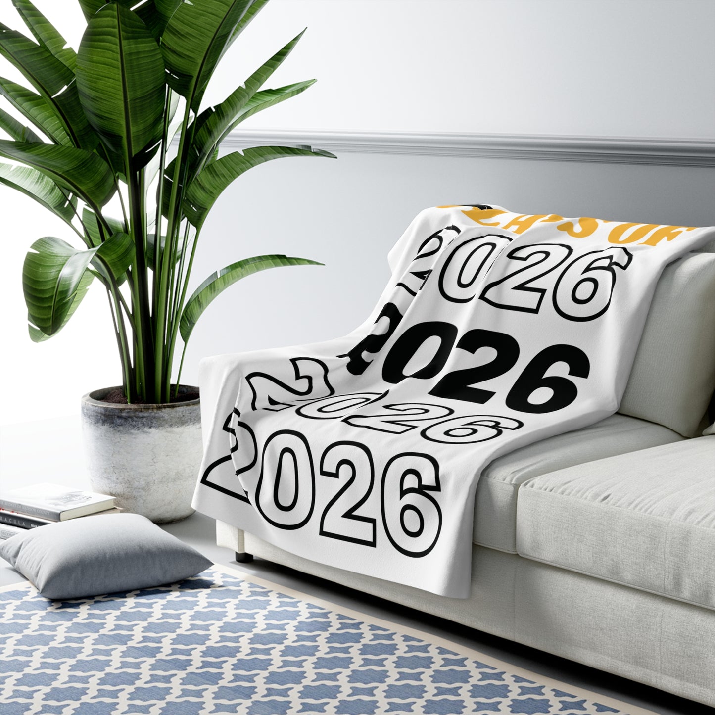 Class of 2026 Sherpa Blanket – Graduation Gift Cozy Fleece Throw