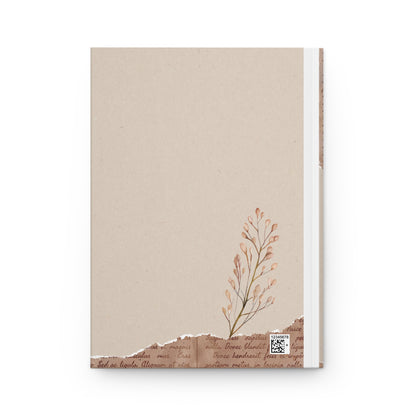 Gratitude Journal Hardcover — Floral Vintage Notebook for Daily Reflection & Thankfulness